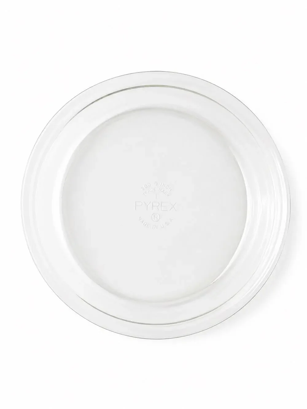 Vintage PYREX 209 Clear Glass 9” Pie Plate Baking Dish Made in USA